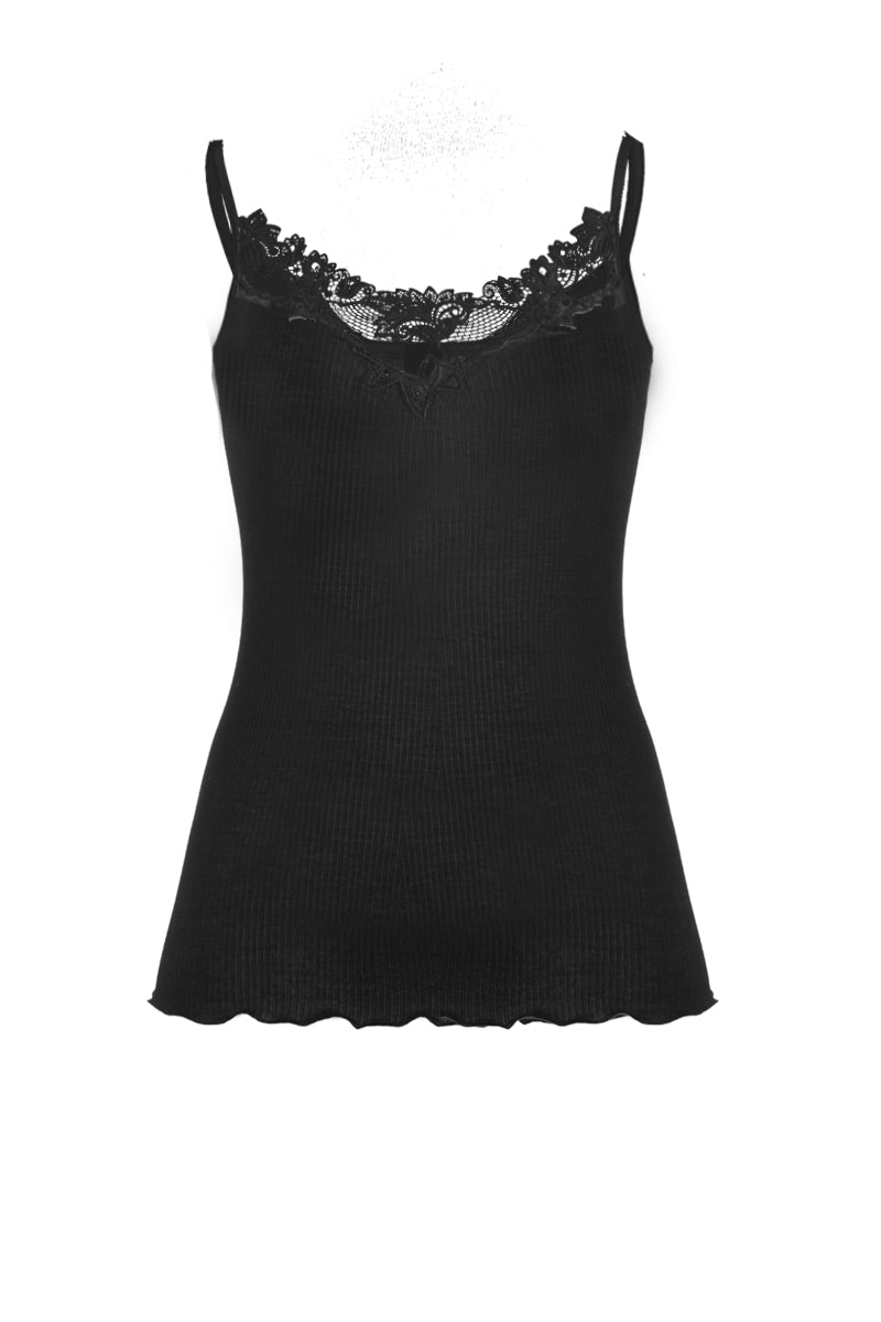 Lulù Sleeveless -100% Filoscozia® Cotton with macramé