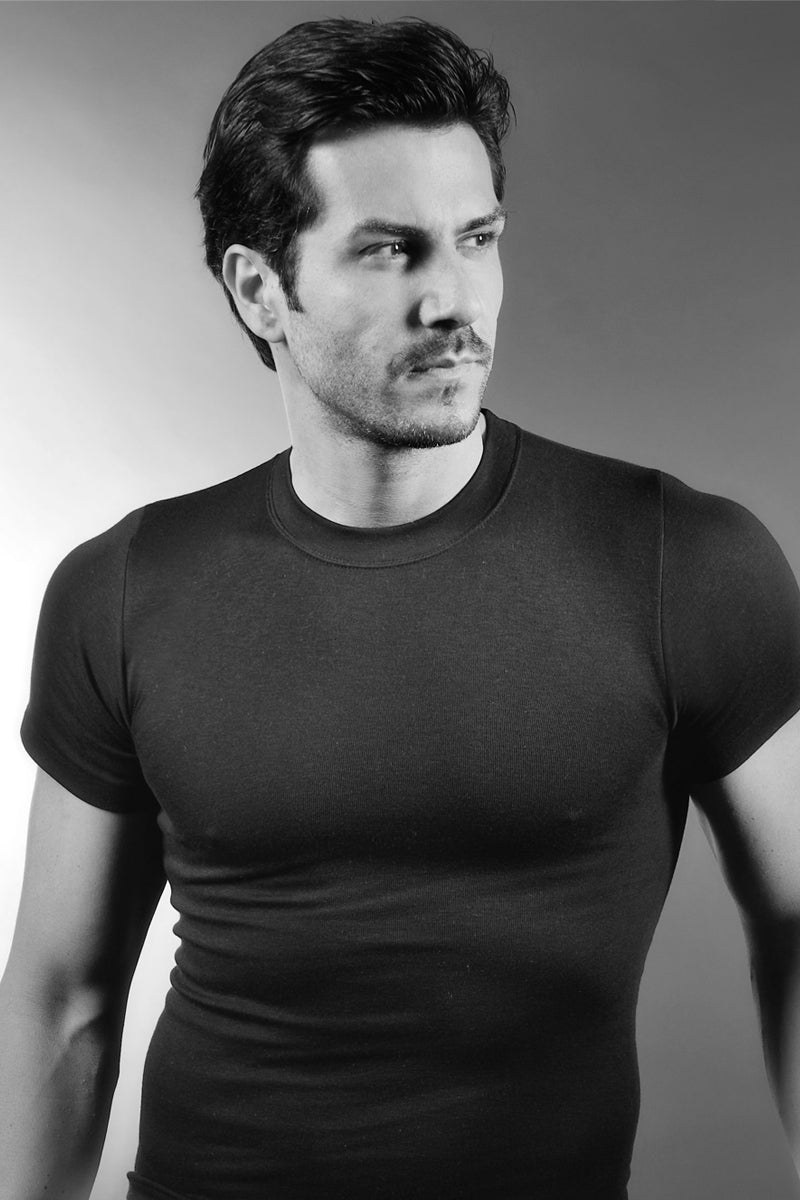 Maglietta da uomo Stefano in Cotone - Caldo, confortevole e avvolgente