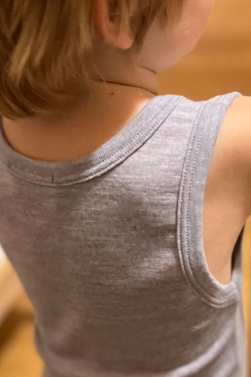 Trottola Sleeveless- Wool Silk