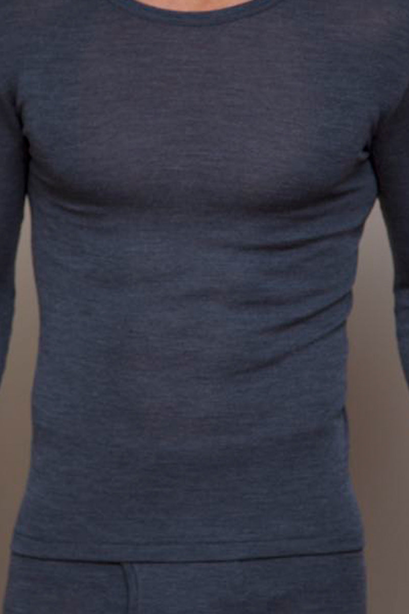 Maglia dolcevita da uomo Cervino in lana merino e seta - Lavabile in lavatrice a 30° e interamente realizzato in Italia